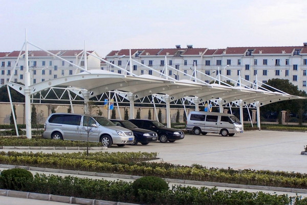 游泳池遮陽膜結(jié)構(gòu)